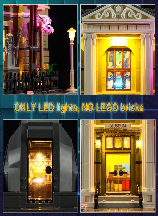Vaodest مصباح LED من Vaodest لمجموعة Lego 10326 Icons Natural History Museum، تصميم وتكوين متوافق مع نموذج Lego 10326 (مصباح LED فقط، وليس مجموعة مكعبات البناء). - Image 4